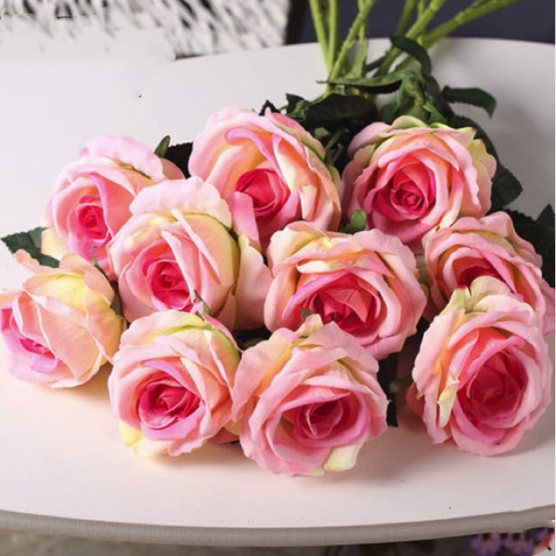 Artificial Roses Flower Artificial Flower For Gift Wedding Party Home Birthday DIY | Dried Memories