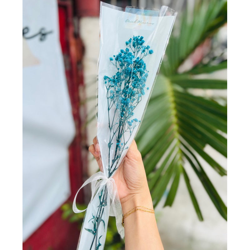 Dried Gypsophila Bouquet Preserved Flowers Gift DIY Wedding Birthday Celebration Home Decor