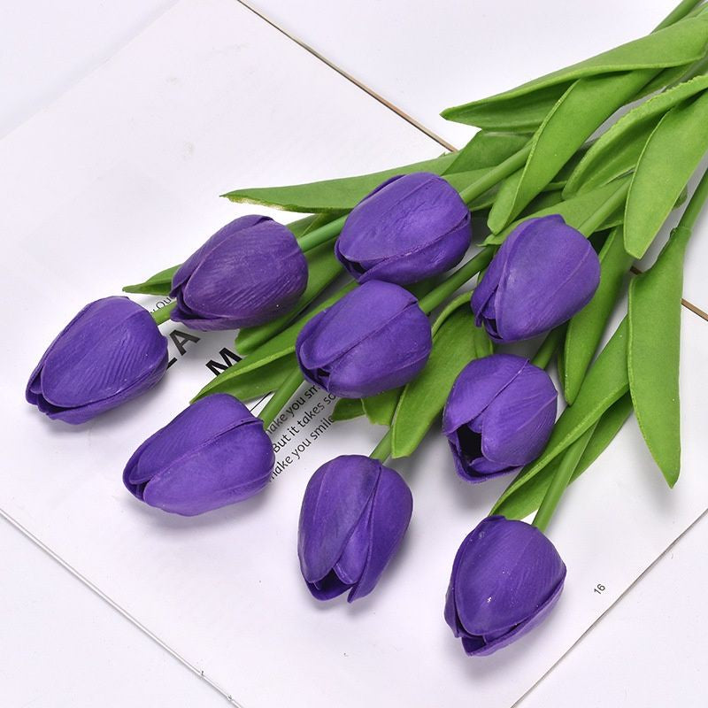 Artificial Tulips Home Decor Flower Gift Wedding Party Home Birthday DIY | Dried Memories