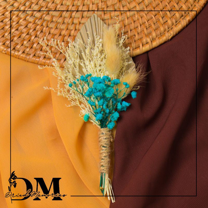 Dried Wedding Boutonniere Real Dried Flowers Gift Wedding Party Home Birthday DIY | Dried Memories