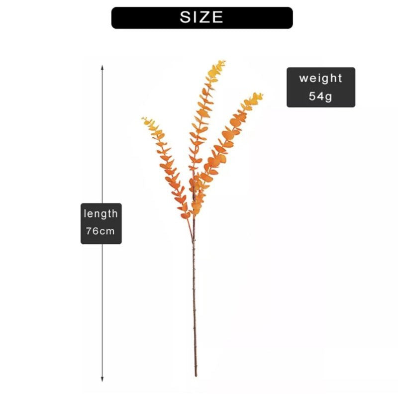 Artificial Eucalyptus 3 Brunch Flower Artificial Flower Gift Wedding Party Home Birthday DIY