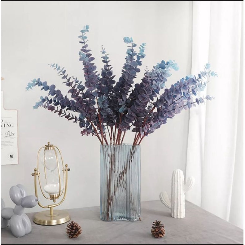 Artificial Eucalyptus 3 Brunch Flower Artificial Flower Gift Wedding Party Home Birthday DIY