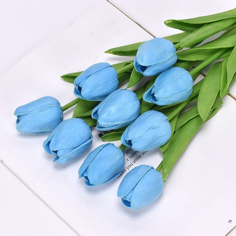 Artificial Tulips Home Decor Flower Gift Wedding Party Home Birthday DIY | Dried Memories