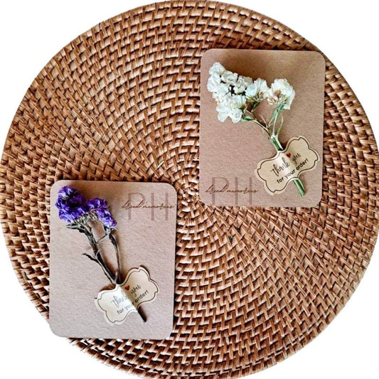 Dried Preserved Statice in Card Dried Flowers Gift Wedding Party Home Birthday DIY Dried Memories PH