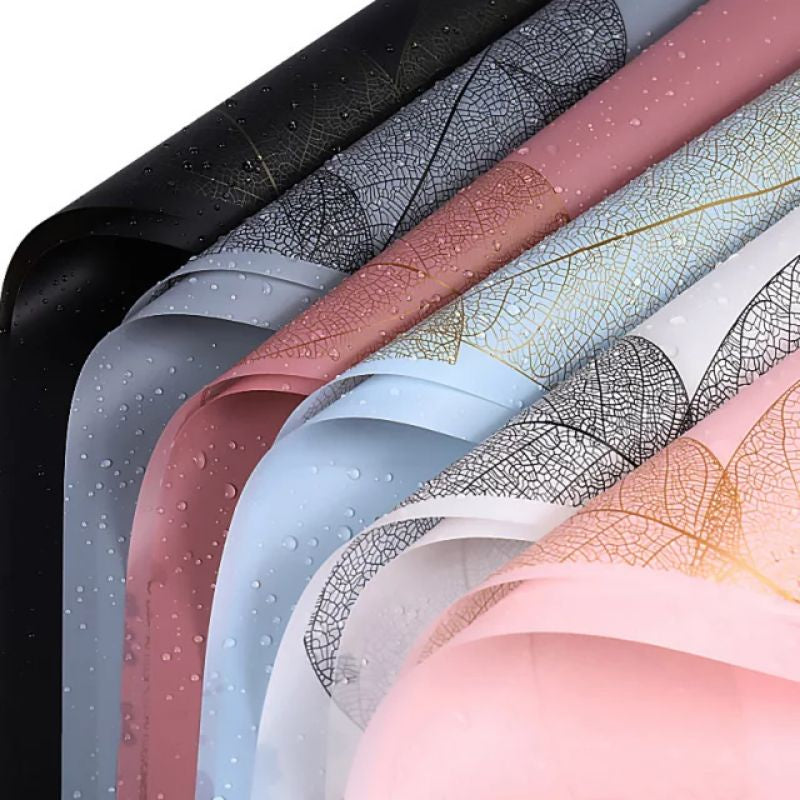 Sold Paper D5 Leaf Flower Wrapper Waterproof (Sold per Piece) Paper Thickening Pa ...