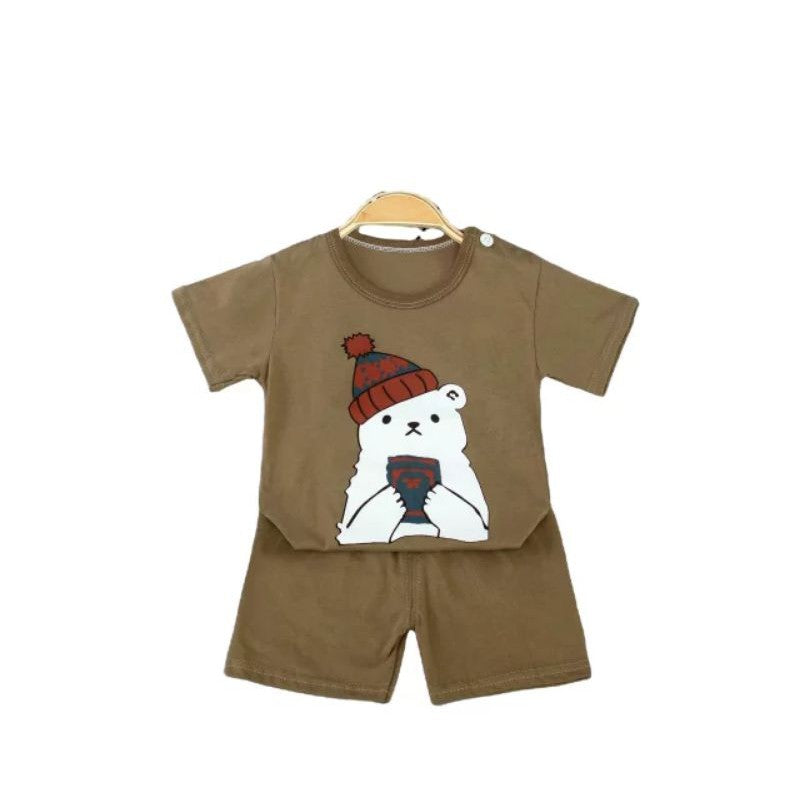 Short sleeves Baby Clothes best for Summer 2 Piece 100% Cotton