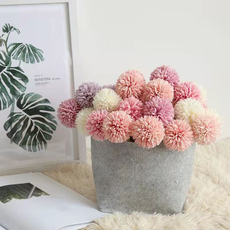 1 Head Hyacinth Dandelion (1 piece) Artificial Flower Gift Wedding Party Home Birthday DIY