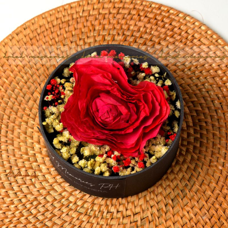 Dried Flower in a Circle Box Real Flower Perfect for Gift | Dried Memories PH