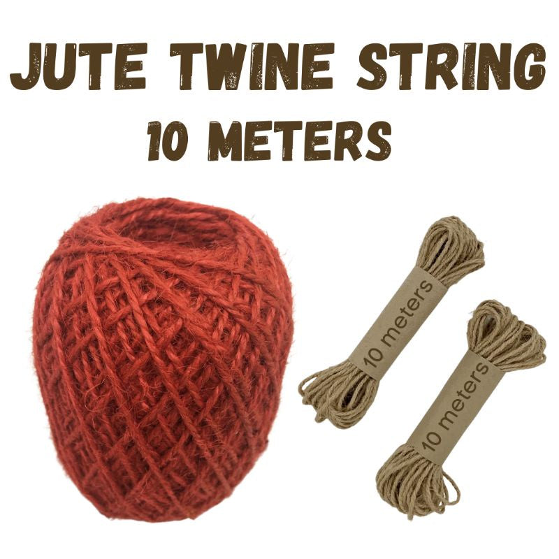 Jute Twine String Rope for Crafts and Packaging (10 meters) | Dried Memories PH