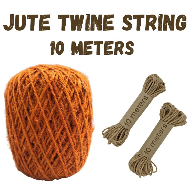 Jute Twine String Rope for Crafts and Packaging (10 meters) | Dried Memories PH