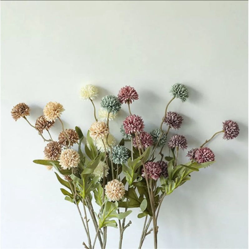 5 Heads Hyacinth Dandelion Artificial Flower Artificial Flower Gift Wedding Party Home Birthday DIY