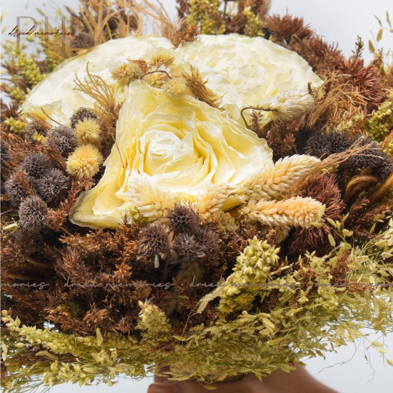 Dried Flowers Bouquet Real flower Bridal Bouquets Wedding Gift Wedding Party Home Birthday DIY