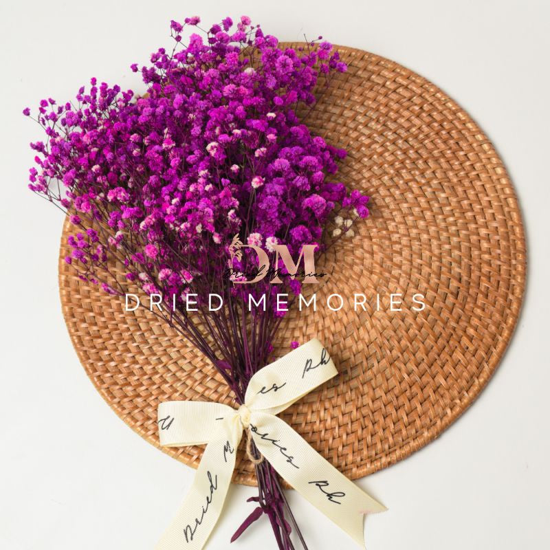Babysbreath Medium Preserved Real Gypsophila Dried Flower Gift Wedding Party Home Birthday DIY