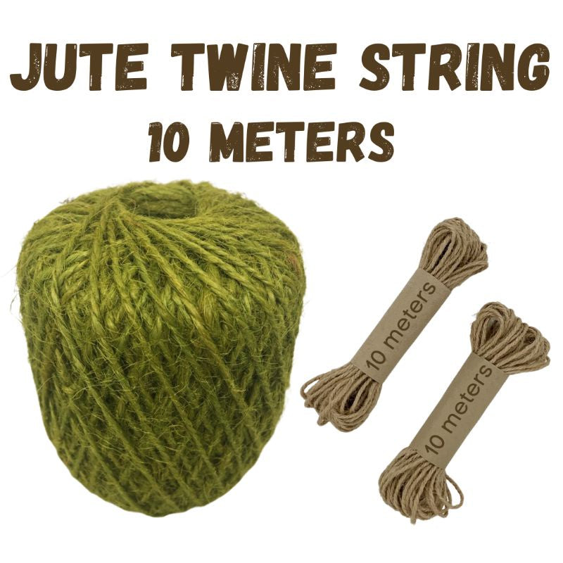 Jute Twine String Rope for Crafts and Packaging (10 meters) | Dried Memories PH