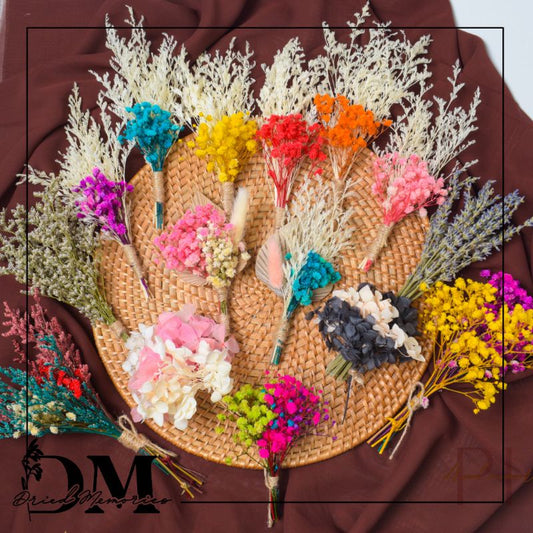 Dried Wedding Boutonniere Real Dried Flowers Gift Wedding Party Home Birthday DIY | Dried Memories