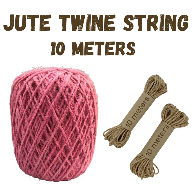 Jute Twine String Rope for Crafts and Packaging (10 meters) | Dried Memories PH