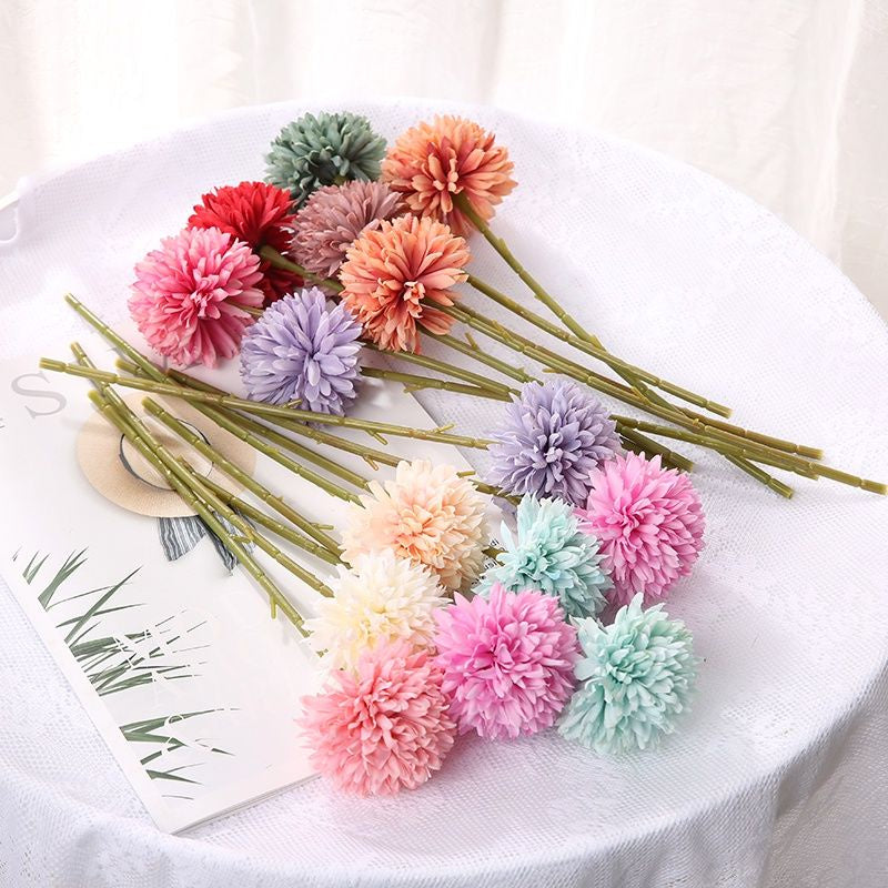 1 Head Hyacinth Dandelion (1 piece) Artificial Flower Gift Wedding Party Home Birthday DIY