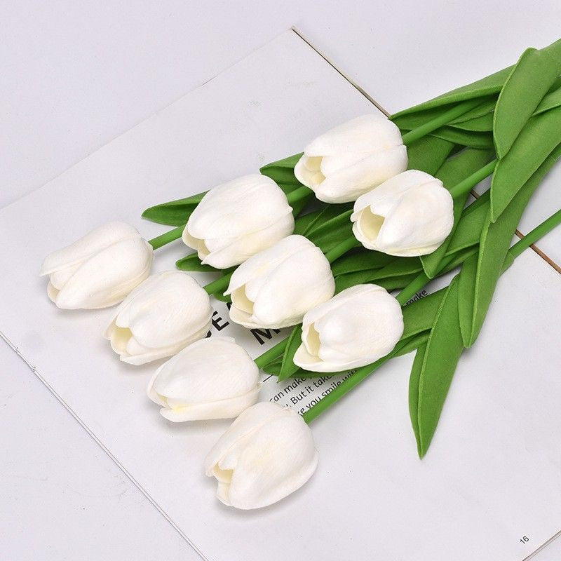 Artificial Tulips Home Decor Flower Gift Wedding Party Home Birthday DIY | Dried Memories