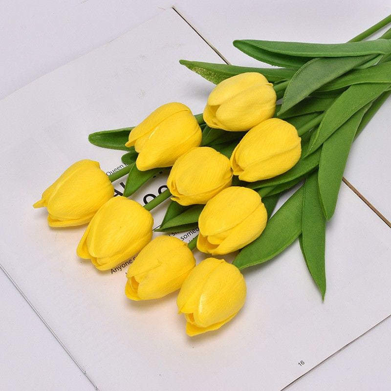 Artificial Tulips Home Decor Flower Gift Wedding Party Home Birthday DIY | Dried Memories