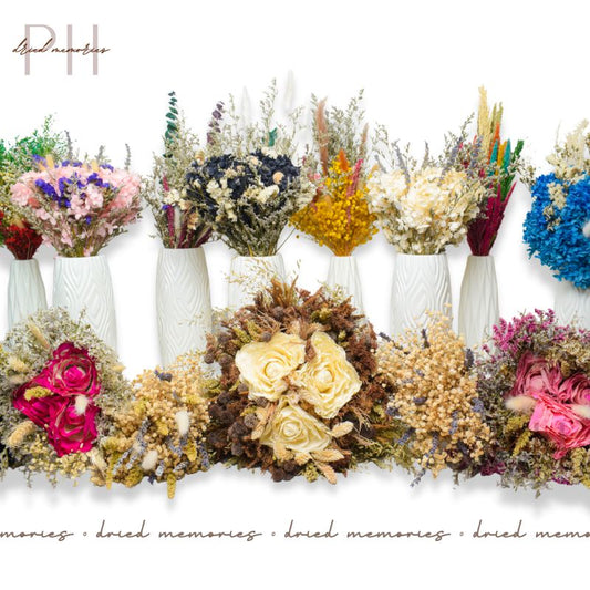 Dried Flowers Bouquet Real flower Bridal Bouquets Wedding Gift Wedding Party Home Birthday DIY