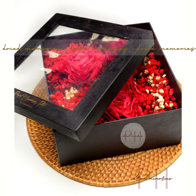 Dried Fossilized Roses  in Box Real Flower Perfect for Decor Gift Wedding Party Home Birthday DIY