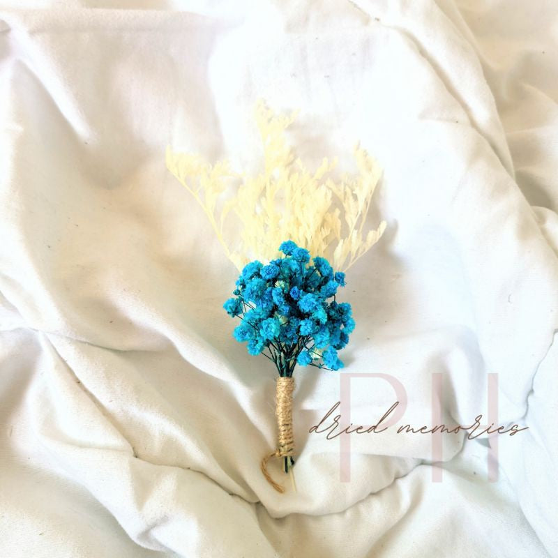 Dried Wedding Boutonniere Real Dried Flowers Gift Wedding Party Home Birthday DIY | Dried Memories