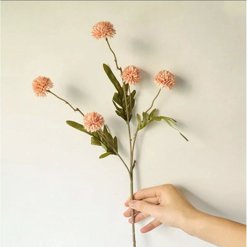 5 Heads Hyacinth Dandelion Artificial Flower Artificial Flower Gift Wedding Party Home Birthday DIY