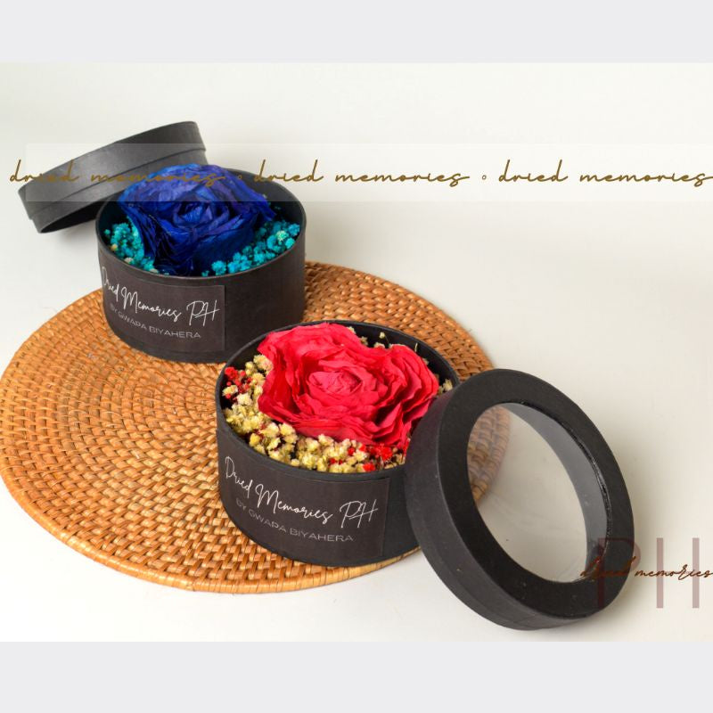 Dried Flower in a Circle Box Real Flower Perfect for Gift | Dried Memories PH