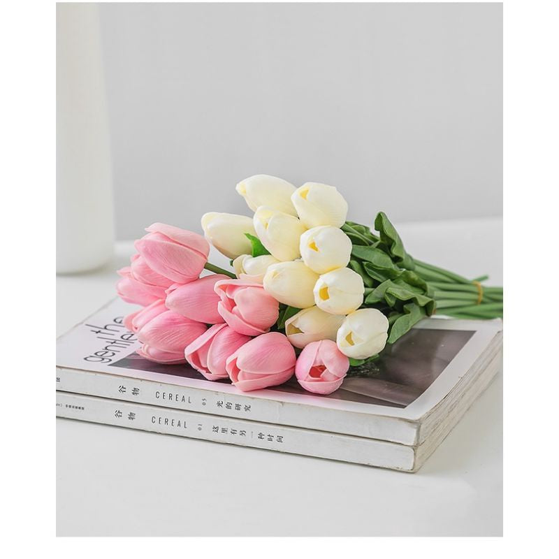 Artificial Tulips Home Decor Flower Gift Wedding Party Home Birthday DIY | Dried Memories