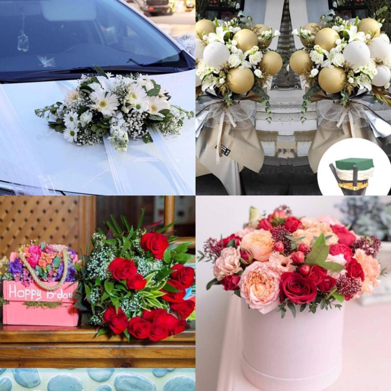 Floral Dry Foam 1 Pc Fresh Artificial Dried Flowers arrangement moisturizing mud absorbent sponge