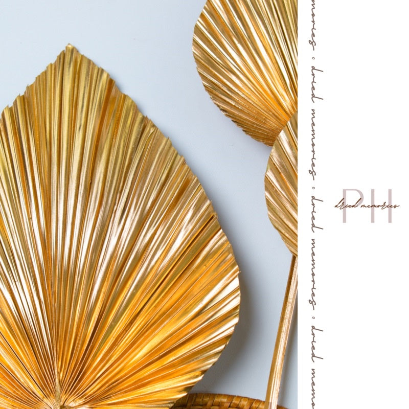 Dried Gold Palm Spear Anahaw Dried Flowers Gift Wedding Party Home Birthday DIY Dried Memories PH