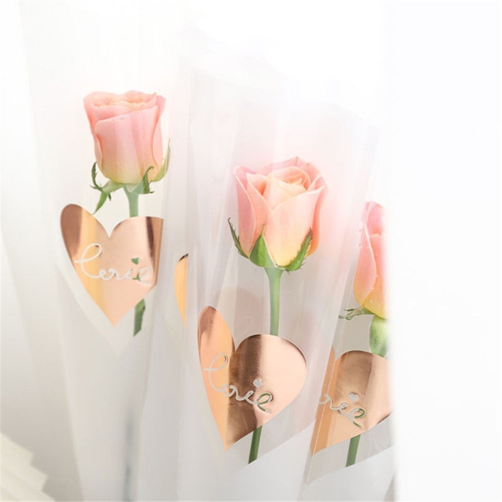 1 Piece Rose Flower Wrapper Bag Single Packaging Gift Wrapping Wedding Floral DIY