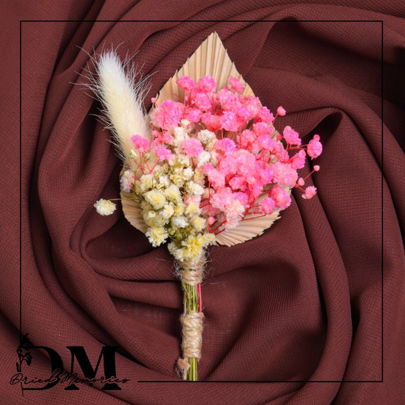 Dried Wedding Boutonniere Real Dried Flowers Gift Wedding Party Home Birthday DIY | Dried Memories