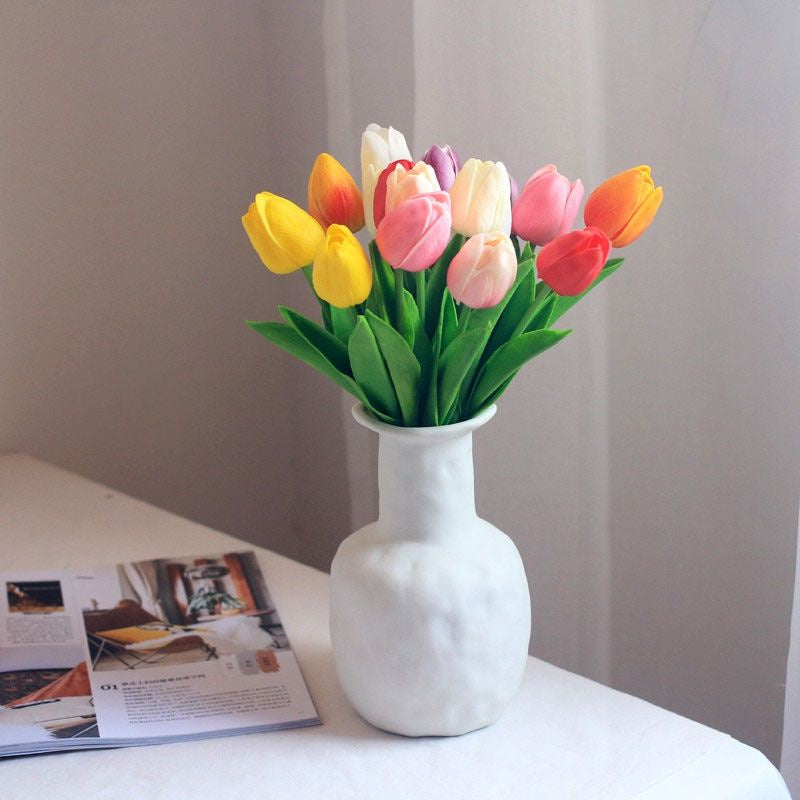 Artificial Tulips Home Decor Flower Gift Wedding Party Home Birthday DIY | Dried Memories