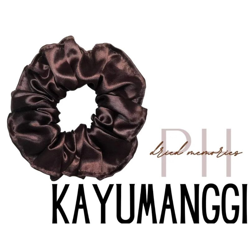 Scrunchies Ponytail Korean Bun Heavy Satin Hair Tie