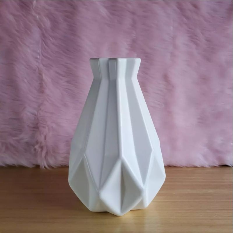 Nordic Origami Vase for Ornaments Artificial Flower Dried Flowers Decor Gift Home