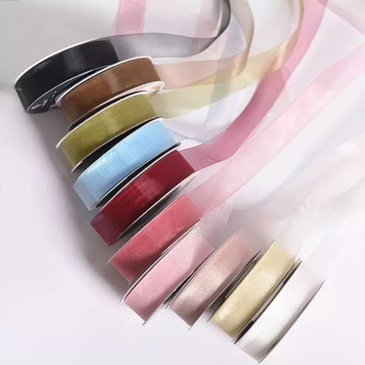 16mm Fishtail Ribbon (1 Meter) for Fresh Dried Flowers Gift DIY Wedding Home Decor