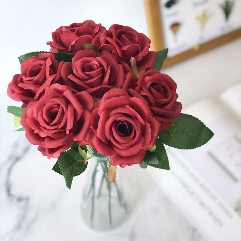 Artificial Roses Flower  Artificial Flower For Gift Wedding Party Home Birthday DIY | Dried Memories