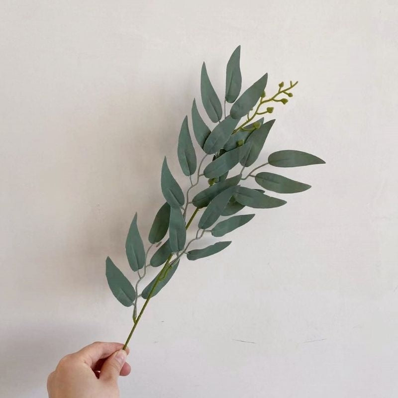 Artificial Willow Leaves Eucalyptus Flower Artificial Flower Gift Wedding Party Home Birthday DIY