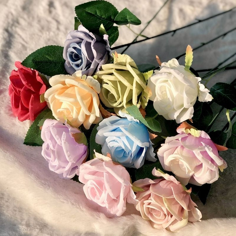 Artificial Roses Flower  Artificial Flower For Gift Wedding Party Home Birthday DIY | Dried Memories