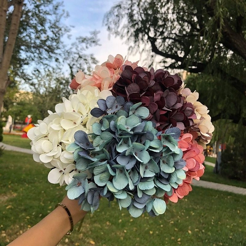 Artificial Peony Hydrangea Artificial Flower For Gift Wedding Party Home Birthday DIY