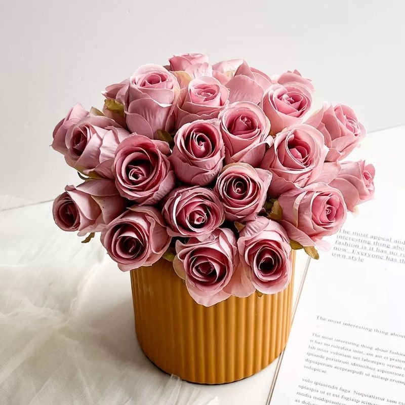 1 Piece Artificial Rose Bouquet Artificial Flower For Gift Wedding Party Home Birthday