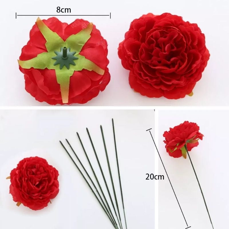 1 Pc Artificial Peony Silk Flowers Fake Flower Peonies For Wedding Party Home Birthday