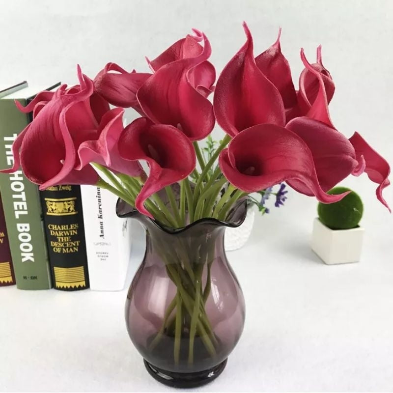 Artificial Calla Lily Flower Home Decor Artificial Flower For Wedding Party Home Birthday