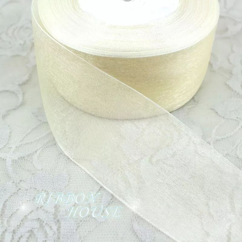 40mm Fishtail Ribbon 1 Meter for Bouquet and Gift Wrapping decorative packaging gift medal ribbon