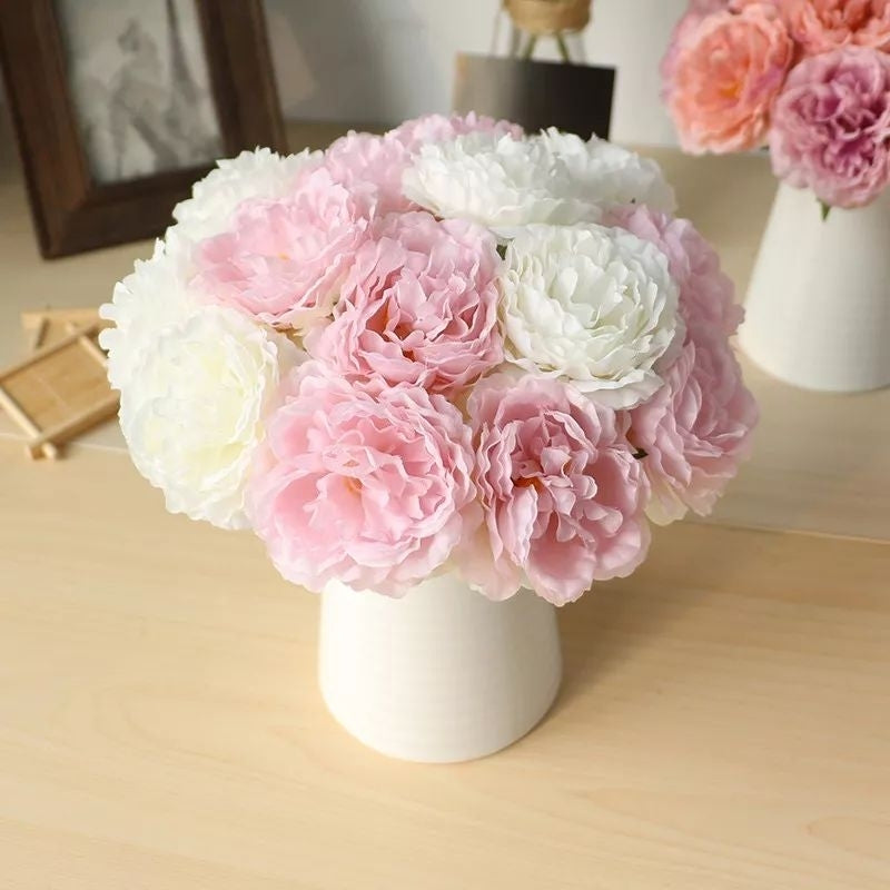 1 Pc Artificial Peony Silk Flowers Fake Flower Peonies For Wedding Party Home Birthday