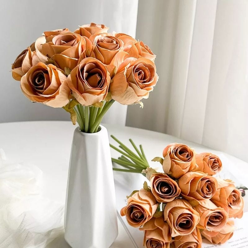 1 Piece Artificial Rose Bouquet Artificial Flower For Gift Wedding Party Home Birthday