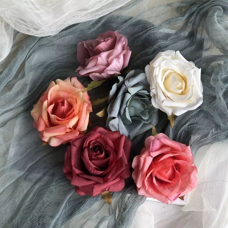 Artificial Curled Rose Flower DIY Wedding Birthday Home Decor | Dried Memories PH