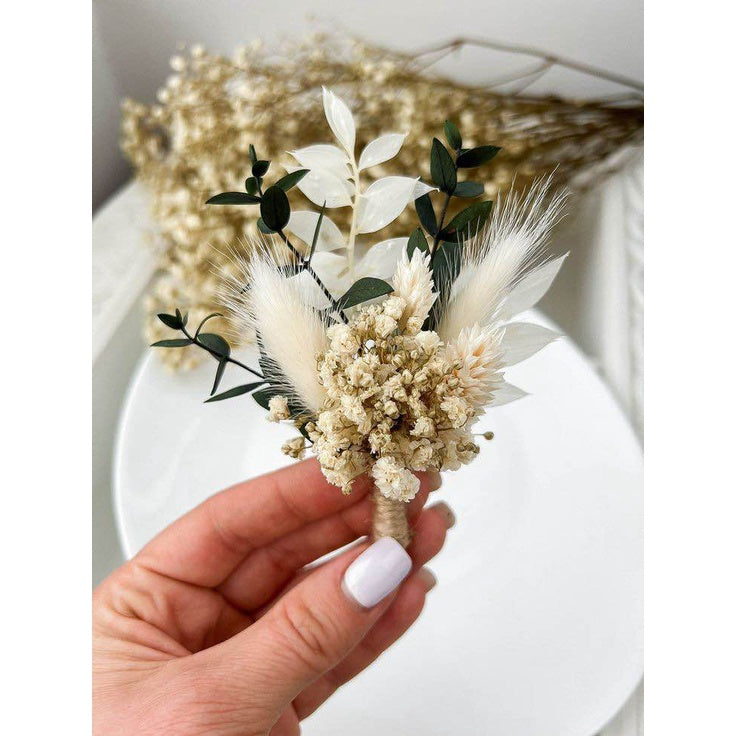 Dried Flower for DIY gift craft GLAM BOUTTOUNEIR/CORSAGE/ DRIEDFLOWER/ FLOWERS