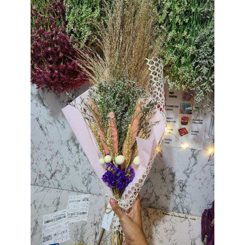 Dried Flower for DIY gift craft Dried Flowers Bouquet Real flower Bridal Bouquets